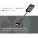 Adapter I/O DP do HDMI potrójny CSV-7330 CLUB3D