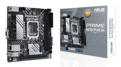 ASUS PRIME H610I-PLUS D4-CSM Intel H610 LGA 1700 mini ITX