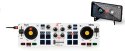 Hercules DJControl Control MIX Bluetooth Pour Smartphone et tablettes Android e 2 kan. Czarny, Biały, Żółty