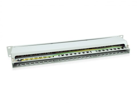 Panel krosowy RJ-45 x 48, STP, możliwość montażu w stojaku, CAT 6, jasnoszary, 1U, 48,3 cm (19") (326349)