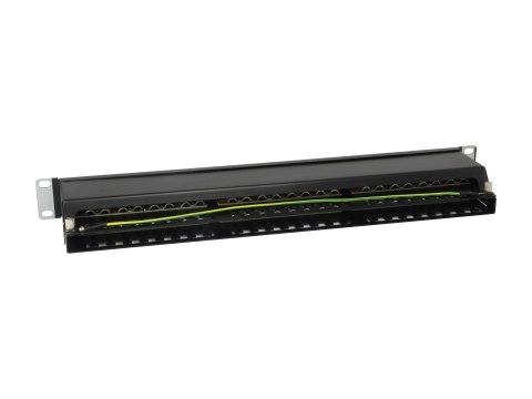 Wyposaż 19-calowy panel krosowy 48xRJ45 Cat6 FTP 1U 250MHz RAL9005