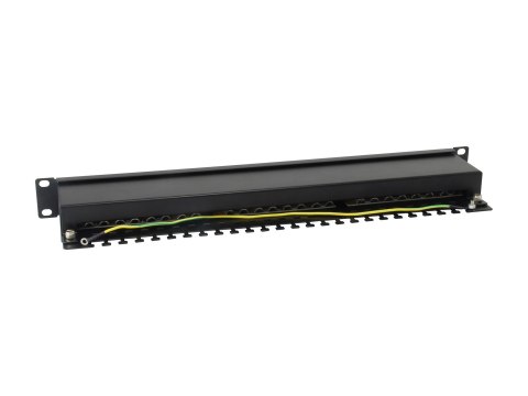 Wyposażenie 19-calowy panel krosowy 24xRJ45 Cat6 FTP 1U 250MHz RAL9005