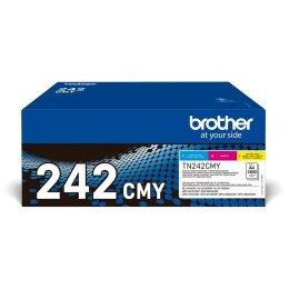 Brother TN-242CMY kaseta z tonerem 1 szt. Oryginalny Cyjan, Purpurowy, Żółty