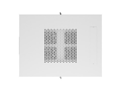 Szafa instalacyjna rack stojąca 19" 15U 600x800 szara drzwi szklane LCD Lanberg (Flat Pack) V2