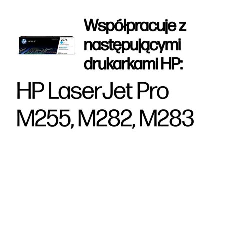 Toner HP niebieski HP 207A, HP207A=W2211A, 1250 str.