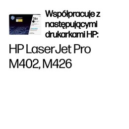 Toner HP czarny HP 26X, HP26X=CF226X, 9000 str.