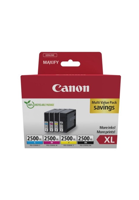 Tusz Canon PGI-2500XL 4x C/M/Y/BK High Multi Pack