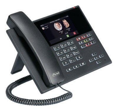 Telefon VoIP Auerswald COMfortel D-400 z identyfikacją dzwoniącego / Połączenie oczekujące - SIP, RTP, SRTP, SIPS - 6 linii