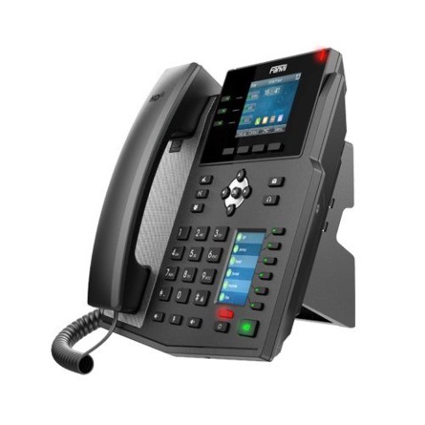 Telefon VoIP Fanvil X4U Czarny z 12 liniami LCD i Wi-Fi