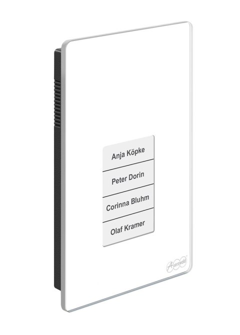 Terminal kontroli dostępu Auerswald TFS-Dialog 400 z czytnikiem linii papilarnych - biały