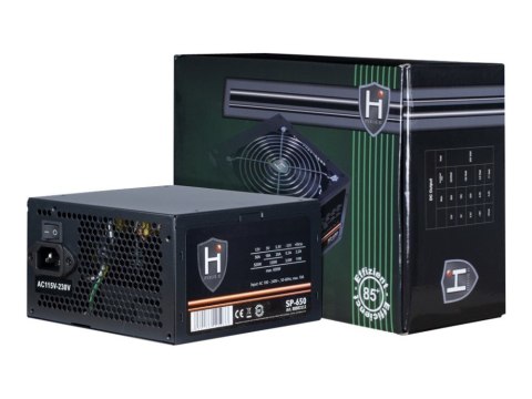 Zasilacz Inter-Tech HIPOWER SP-650 650W 20+4 pin ATX ATX Czarny