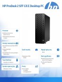 HP Inc. Komputer ProDesk 2 SFF G1i i5-14400 512GB/8GB/W11P B6ZC5ET