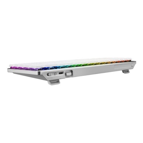 Klawiatura Gaming USB + RF Wireless + Bluetooth QWERTZ Biały ASUS ROG Falchion RX Low Profile