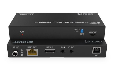 Digitus Zestaw extendera 4K HDBaseT™ HDMI KVM, 150 m