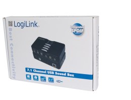 LogiLink USB Sound Box Dolby 7.1 8-Channel 7.1 kan.