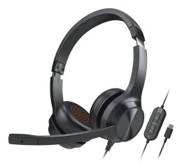 Słuchawki z mikrofonem CHAT USB