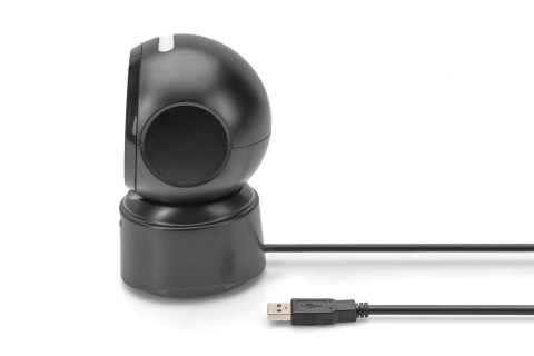 DIGITUS DA-81005 CZYTNIK KODÓW KRESKOWYCH PRZEWODOWY STACJONARNY USB-A 1.4M, 1D I 2D, ZGODNY Z KODAMI QR