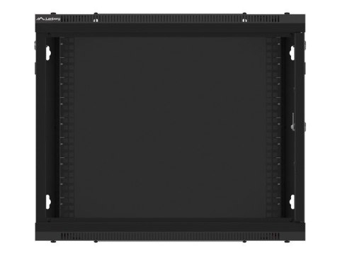 LANBERG SZAFA WISZĄCA RACK 19" 9U 600X450 DRZWI METALOWE CZARNA (FLAT PACK) WF01-6409-00B