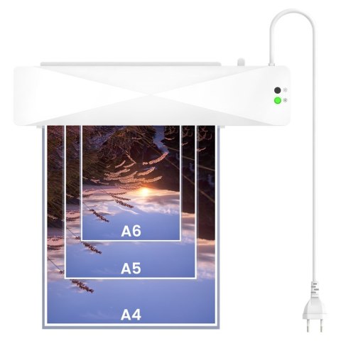 SAVIO LAMINATOR A4 BIAŁY LR-01/W