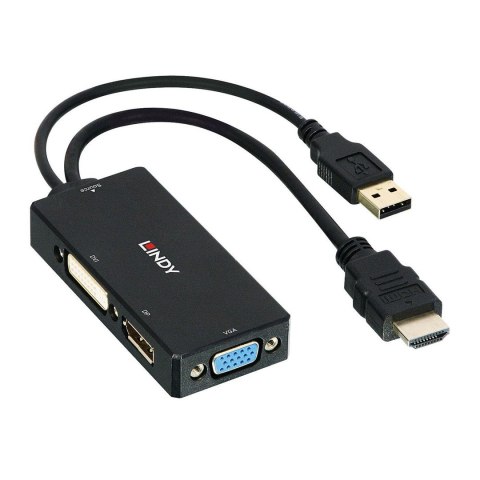 Adapter Lindy HDMI na DisplayPort, DVI &