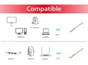 Equip - Kabel krosowy - RJ-45 (M) do RJ-45 (M) - 10 m - S/FTP - CAT 6a - bezhalogenowy, linka - biały