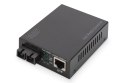 Konwerter mediów Gigabit PoE RJ45 / SC, MM, PSE