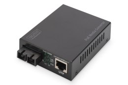 Konwerter mediów Gigabit PoE RJ45 / SC, MM, PSE
