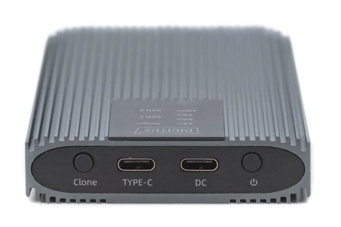Obudowa/Stacja klonująca USB 3.1 Typ C na dyski SSD M.2 NVMe 20 Gbps aluminiowa, beznarzędziowa