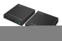 Przedłużacz światłowodowy HDMI 4K/60Hz przez IP 1G lub do 40km/300m, HDMI Loop-Out, sterowanie IR - zestaw