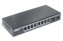 Switch L2 Managed 8-Port Gigabit PoE + 2 SFP