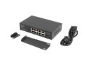 Switch Lanberg RSFE-8P-2GE-120 PoE+ Rack 10"/19"