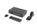 Switch Lanberg RSFE-8P-2GE-120 PoE+ Rack 10"/19"