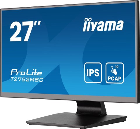 Monitor dotykowy 27" IIYAMA T2752MSC-B1AG 68,6 cm 16:9 HDMI+DP IPS