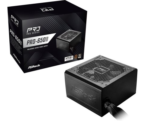 Zasilacz ASRock PRO-650B 650W 80 PLUS Bronze