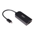 CLUB3D CAC-1520 zmieniacz płci / kabli USB C Ethernet Czarny