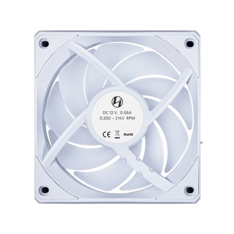 Bezprzewodowy wentylator Lian Li UNI FAN CL, 3-pak - 120mm, biały