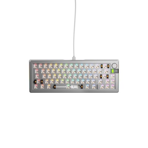 Glorious Gaming GLO-KB-GMMK3-PRO-65-BB-W-SIL-US klawiatura