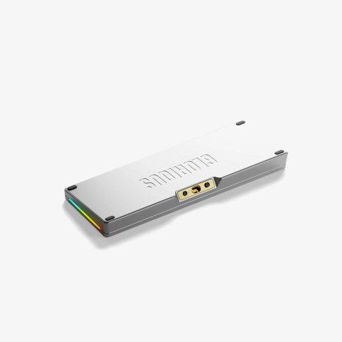 Klawiatura Glorious GMMK 3 Pro HE Wireless 65% Custom Gaming-Tastatur - Pre-Built, ANSI (USA), Fox HE Switches, srebrna