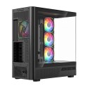 MODECOM OBUDOWA VOLCANO AQ 200 ARGB MIDI CZARNA