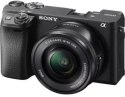 Aparat fotograficzny - Sony Alpha ILCE-6400 + obiektyw Sony SELP 16-50mm czarny