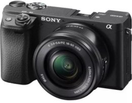Aparat fotograficzny - Sony Alpha ILCE-6400 + obiektyw Sony SELP 16-50mm czarny