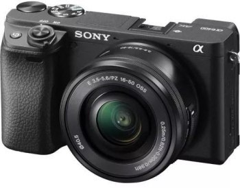 Aparat fotograficzny - Sony Alpha ILCE-6400 + obiektyw Sony SELP 16-50mm czarny