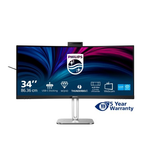 Monitor Philips 86,4cm (34,0") 34B2U6603CH 21:09 HDMI+DP+USB-C szary