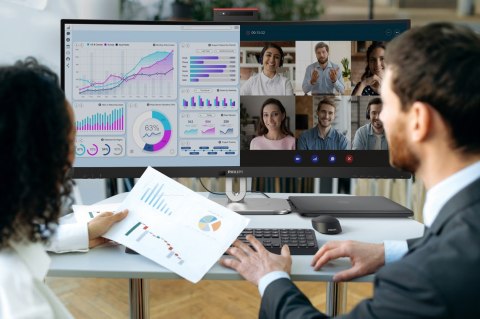 Monitor Philips 86,4cm (34,0") 34B2U6603CH 21:09 HDMI+DP+USB-C szary