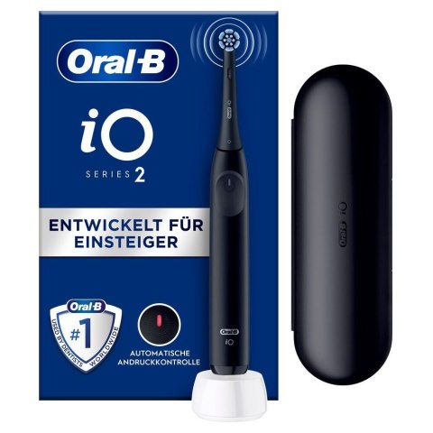 Szczoteczka elektryczna Braun Oral-B iO Series 2 z etui podróżnym Night Black