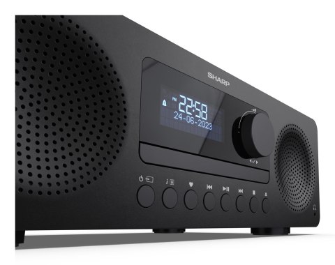 System Hi-Fi Sharp TOKYO DAB+ All-in-One XL-B720D(BK) Wejście AUX Łączność Bluetooth Odtwarzacz CD Radio FM