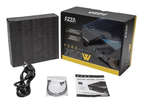 Azza PSAZ-750W moduł zasilaczy 20+4 pin ATX ATX Czarny