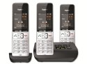 Telefon bezprzewodowy Gigaset 500A Comfort Trio - Automatyczna sekretarka - ECO DECT\GAP\CAT-iq - Srebrny + 2 dodatkowe słuchawk