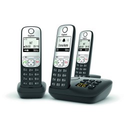 Telefon bezprzewodowy Gigaset A690 A Trio - DECT Schnurlostelefon czarny