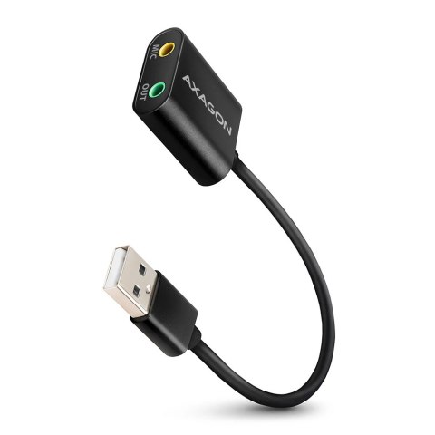 Zewnętrzna karta dzwiękowa AXAGON ADA-12 USB 2.0 48kHz/16-bit stereo, kabel USB-A